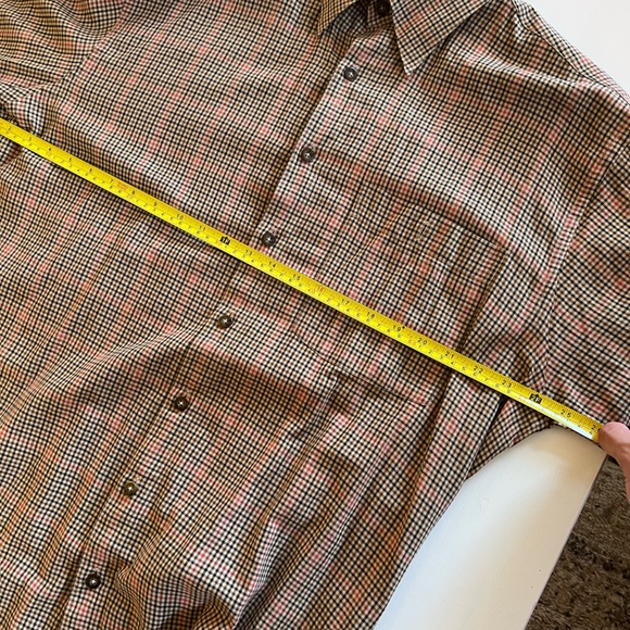 Scott Barber Brown Button Up Size L - Picture 4 of 6
